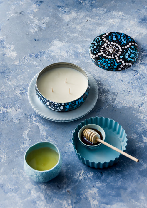 Scented candle lemon myrtle